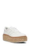 Dolce Vita Dv By  Barkley Platform Woven Espadrille Sneaker In White