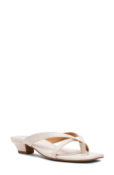 Dolce Vita Dv By  Bex Kitten Heel Sandal In White