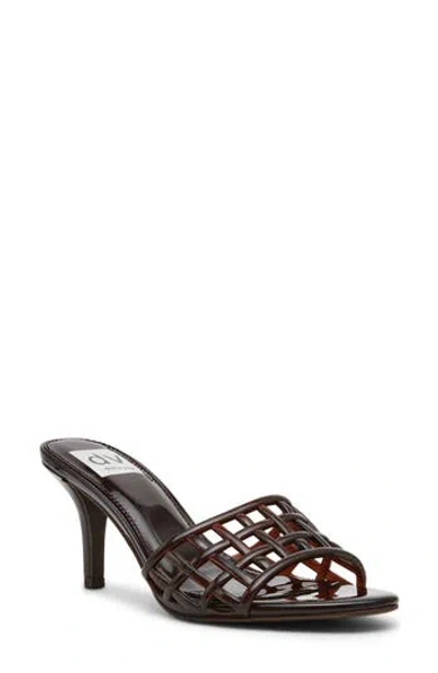 Dolce Vita Dv By  Cristoff Caged Slide Sandal In Brown