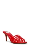 Dolce Vita Dv By  Cristoff Caged Slide Sandal In Red