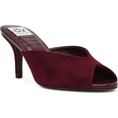 Dolce Vita Dv By  Curtsi Peep Toe Slide Sandal In Animal Print