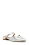 Dolce Vita Dv By  Domain Fishnet Mule In Silver Shiny