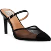 Dolce Vita Dv By  Elegant Mule Pump In Black Mesh