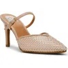 Dolce Vita Dv By  Elegant Mule Pump In Nude Sparkle
