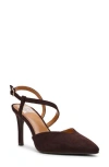 Dolce Vita Dv By  Erina Ankle Strap Pump In Brown