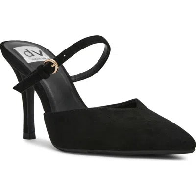 Dolce Vita Dv By  Geanie Pointed Toe Pump In Black Faux Sde