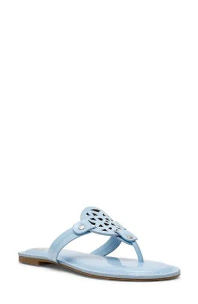 Dolce Vita Dv By  Gotie Laser Cut Studded Thong Sandal In Sky
