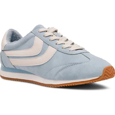 Dolce Vita Dv By  Hype Faux Shearling Lined Sneaker In Blue