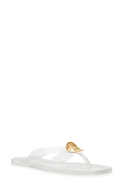 Dolce Vita Dv By  Jespar Flip Flop Sandal In Transparent