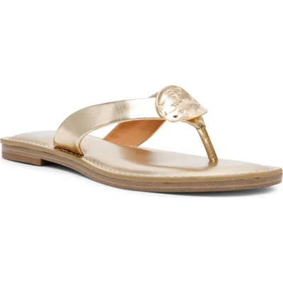 Dolce Vita Dv By  Jespar Sandal In Gold Metallic