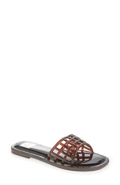Dolce Vita Dv By  Jinney Lattice Slide Sandal In Brown