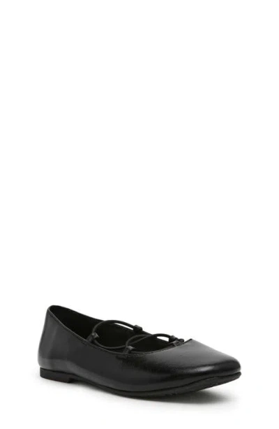 Dolce Vita Dv By  Kids' Brewster Ballerina Flat In Black Shiny