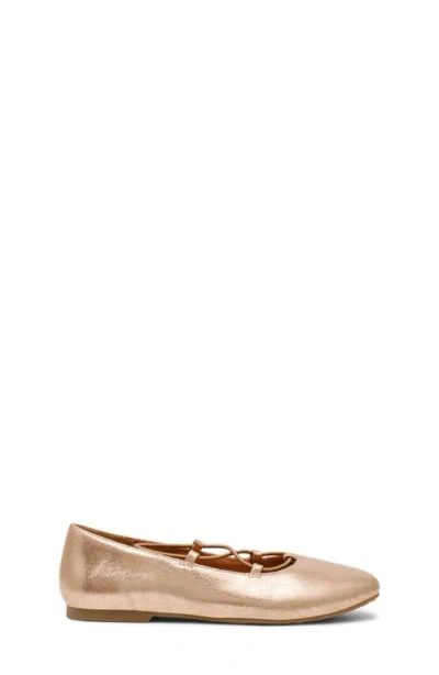 Dolce Vita Dv By  Kids' Brewster Ballerina Flat In Rose Gold