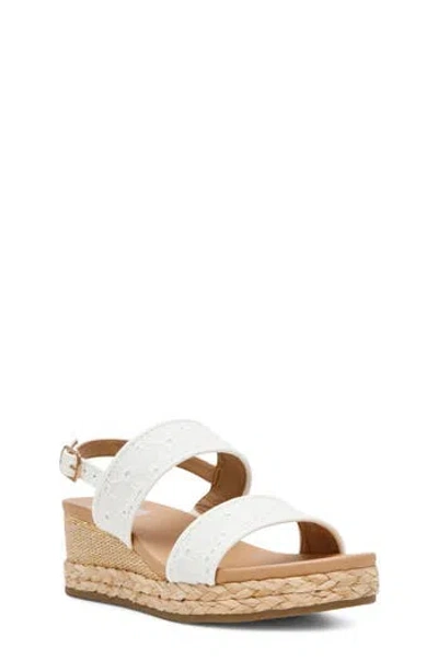 Dolce Vita Dv By  Kids' Elsha Wedge Sandal In White