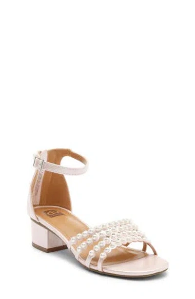 Dolce Vita Dv By  Kids' Gabbi Faux Pearl Sandal In Pink