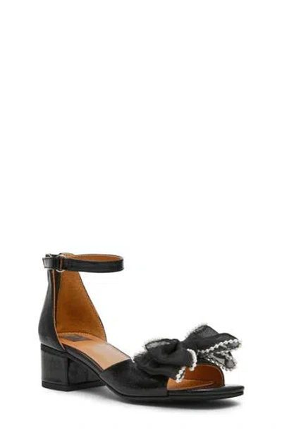 Dolce Vita Dv By  Kids' Grand Bow Sandal In Black