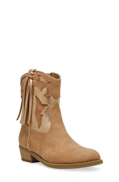 Dolce Vita Dv By  Kids' Lowra Fringe Western Boot In Tan