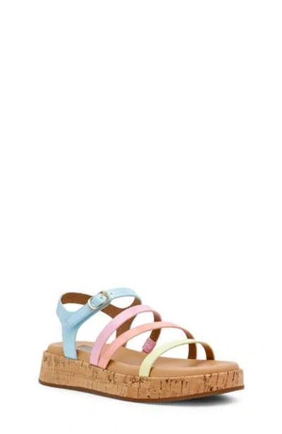 Dolce Vita Dv By  Kids' Swish Platform Sandal In Multi