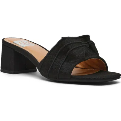 Dolce Vita Dv By  Linnen Slide Sandal In Black