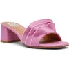 Dolce Vita Dv By  Linnen Slide Sandal In Pink