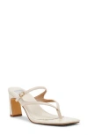 Dolce Vita Dv By  Lisette Block Heel Slide Sandal In White