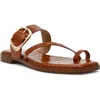 Dolce Vita Dv By  Makai Toe Loop Buckle Sandal In Tan