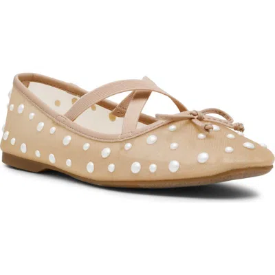 Dolce Vita Dv By  Maysa Ballet Flat In Tan Pearl