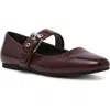 Dolce Vita Dv By  Mellie Mary Jane Flat In Burgundy
