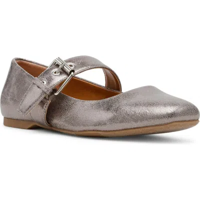 Dolce Vita Dv By  Mellie Mary Jane Flat In Pewter