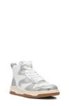 Dolce Vita Dv By  Paola High Top Sneaker In Silver