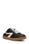 Dolce Vita Dv By  Vitally Faux Shearling Lined Mule Sneaker In Black Plush
