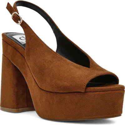 Dolce Vita Dv By  Wildan Slingback Platform Sandal In Black