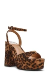 Dolce Vita Dv By  Wizzard Ankle Strap Platform Sandal In Brown