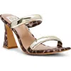 Dolce Vita Dv By  Yowsa Slide Sandal In Leopard