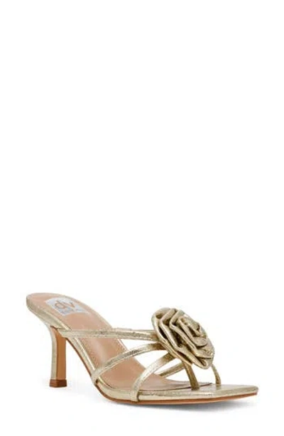 Dolce Vita Dv By  Zelly Rosette Sandal In Gold
