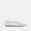 Dolce Vita Edda Ballet Flats Bone Woven Leather