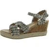 Dolce Vita Edonna Womens Slip On Open Toe Espadrilles In Multi