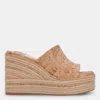 DOLCE VITA ELARIA WEDGES NATURAL CORK