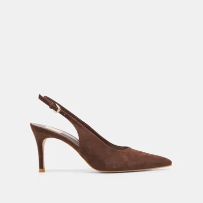 Dolce Vita Elasi Heels Dk Brown Nubuck