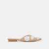 Dolce Vita Elm Flats Natural Multi Floral Sequin