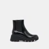 Dolce Vita Emmet H2o Wide Boots Midnight Crinkle Patent