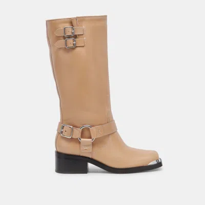 Dolce Vita Evi Boots Camel Leather In Brown
