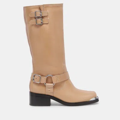 Dolce Vita Evi Boots Camel Leather In Multi