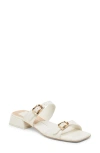 Dolce Vita Fabola Slide Sandal In White