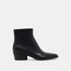 Dolce Vita Fahari H2o Wide Booties Black Leather