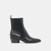 Dolce Vita Faint H2o Booties Black Leather In Black