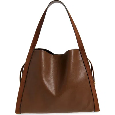 Dolce Vita Fallon Faux Leather Shoulder Bag In Brown