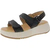 Dolce Vita Fighter Womens Adjustable Platform Sport Sandals In Black