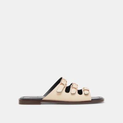 Dolce Vita Fin Sandals Bone Leather