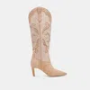 Dolce Vita Finley Stud Boots Camel Suede